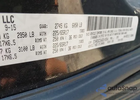 2016 Dodge Grand Caravan Sxt z USA, uszkodzony, nr VIN 2C4RDGCG4GR145541